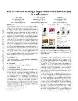 Five lessons from building a deep neural network recommender