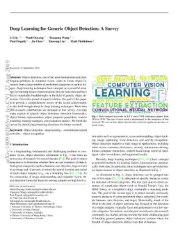 Deep Learning for Generic Object Detection: A Survey