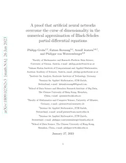 A proof that artificial neural networks overcome the curse of
  dimensionality in the numerical approximation of Black-Scholes partial
  differential equations