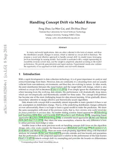 Handling Concept Drift via Model Reuse
