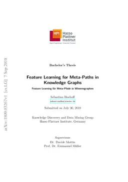 Feature Learning for Meta-Paths in Knowledge Graphs
