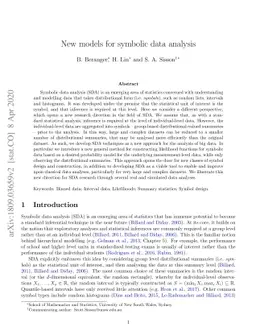 New models for symbolic data analysis