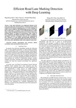 Efficient Road Lane Marking Detection with Deep Learning