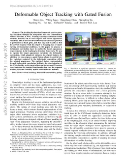 Deformable Object Tracking with Gated Fusion