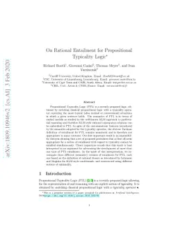 On Rational Entailment for Propositional Typicality Logic