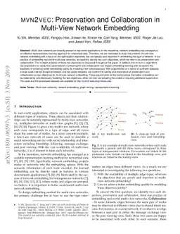 mvn2vec: Preservation and Collaboration in Multi-View Network Embedding