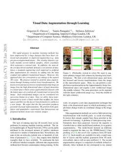 Visual Data Augmentation through Learning