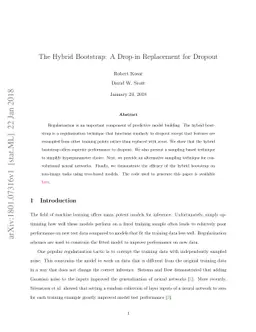 The Hybrid Bootstrap: A Drop-in Replacement for Dropout