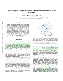 Spatial Temporal Graph Convolutional Networks for Skeleton-Based Action
  Recognition