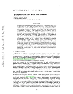 Active Neural Localization