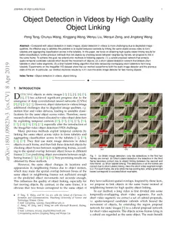Object Detection in Videos by High Quality Object Linking