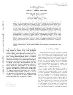Local Causal States and Discrete Coherent Structures