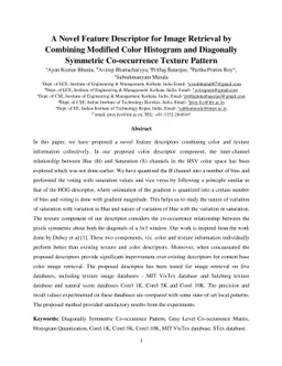 A Novel Feature Descriptor for Image Retrieval by Combining Modified
  Color Histogram and Diagonally Symmetric Co-occurrence Texture Pattern