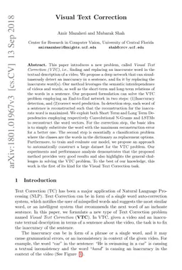 Visual Text Correction