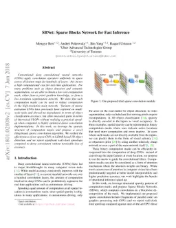 SBNet: Sparse Blocks Network for Fast Inference