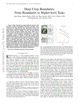 Deep Crisp Boundaries: From Boundaries to Higher-level Tasks