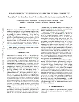 End-to-end detection-segmentation network with ROI convolution