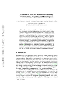 Riemannian Walk for Incremental Learning: Understanding Forgetting and
  Intransigence