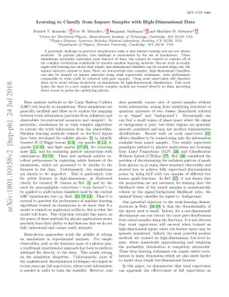 Learning to Classify from Impure Samples with High-Dimensional Data