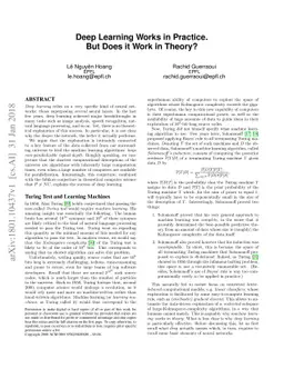 Deep Learning Works in Practice. But Does it Work in Theory?