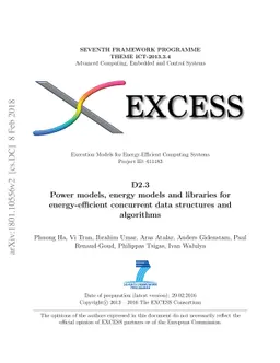 D2.3 Power models, energy models and libraries for energy-efficient
  concurrent data structures and algorithms