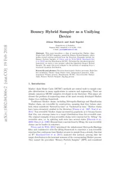 Bouncy Hybrid Sampler as a Unifying Device