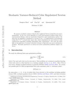 Stochastic Variance-Reduced Cubic Regularized Newton Method