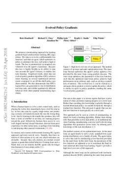 Evolved Policy Gradients