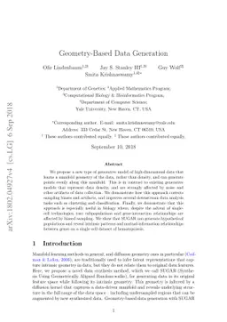 Geometry-Based Data Generation