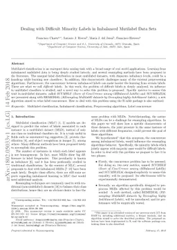 Dealing with Difficult Minority Labels in Imbalanced Mutilabel Data Sets