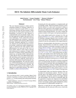 DiCE: The Infinitely Differentiable Monte-Carlo Estimator