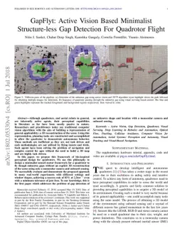 GapFlyt: Active Vision Based Minimalist Structure-less Gap Detection For
  Quadrotor Flight