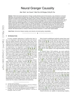 Neural Granger Causality