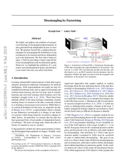 Disentangling by Factorising