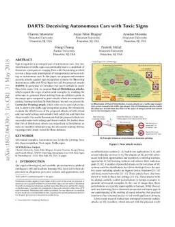 DARTS: Deceiving Autonomous Cars with Toxic Signs