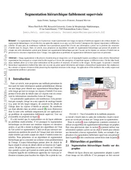 Segmentation hiérarchique faiblement supervisée
