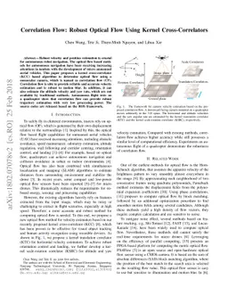 Correlation Flow: Robust Optical Flow Using Kernel Cross-Correlators