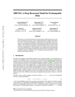 BRUNO: A Deep Recurrent Model for Exchangeable Data