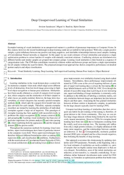 Deep Unsupervised Learning of Visual Similarities
