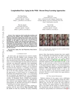 Longitudinal Face Aging in the Wild - Recent Deep Learning Approaches