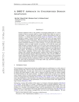 A DIRT-T Approach to Unsupervised Domain Adaptation