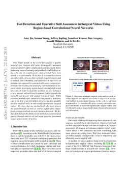 Tool Detection and Operative Skill Assessment in Surgical Videos Using
  Region-Based Convolutional Neural Networks