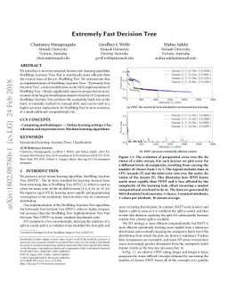 Extremely Fast Decision Tree