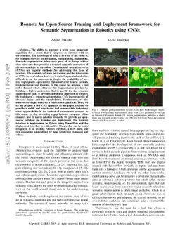 Bonnet: An Open-Source Training and Deployment Framework for Semantic
  Segmentation in Robotics using CNNs