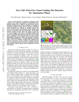 Free LSD: Prior-Free Visual Landing Site Detection for Autonomous Planes