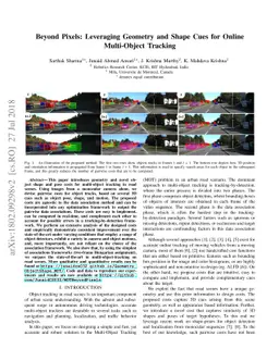 Beyond Pixels: Leveraging Geometry and Shape Cues for Online
  Multi-Object Tracking