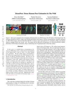 DensePose: Dense Human Pose Estimation In The Wild