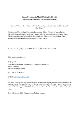 Image Synthesis in Multi-Contrast MRI with Conditional Generative
  Adversarial Networks