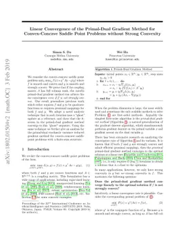 Linear Convergence of the Primal-Dual Gradient Method for Convex-Concave
  Saddle Point Problems without Strong Convexity
