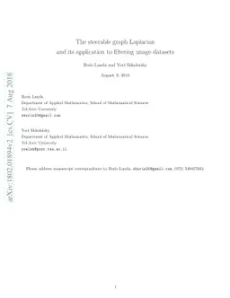 The steerable graph Laplacian and its application to filtering image
  data-sets